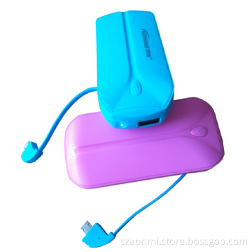 4000mAh Built-in Cable Charger for Smart Phone